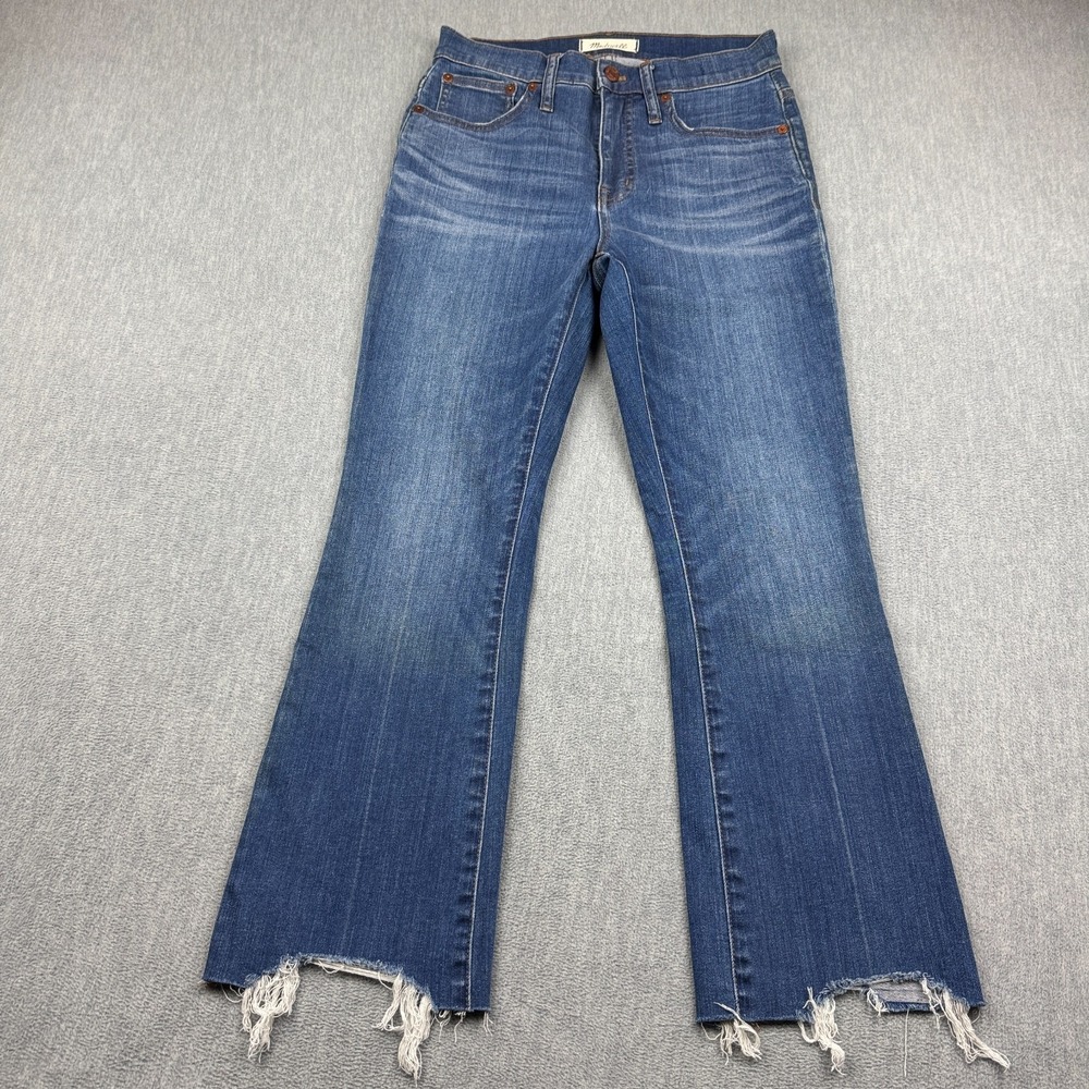 Madewell Jeans Womens 26X26 Blue Cali Demi-Boot Flare Denim Mid Rise Pockets